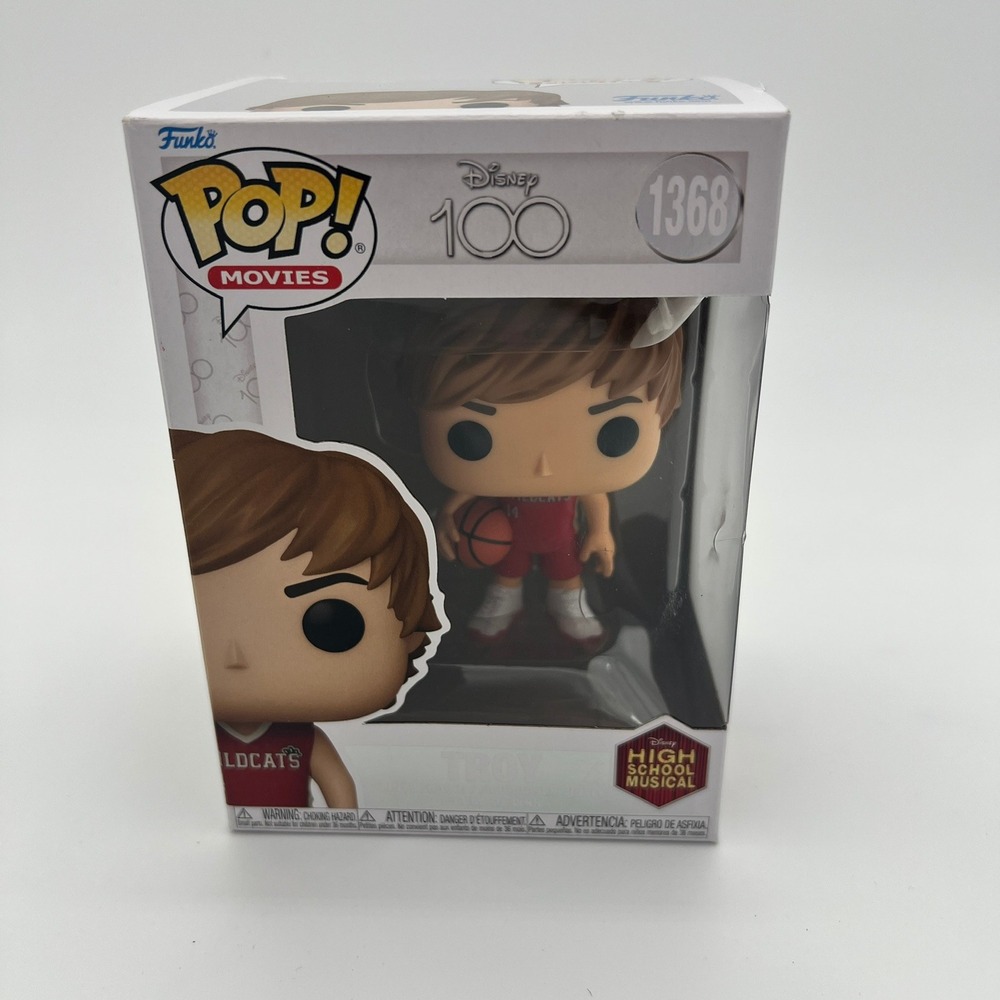 Funko Pop Movies Disney 100 High School Musical Troy 1368 Vinyl Figure